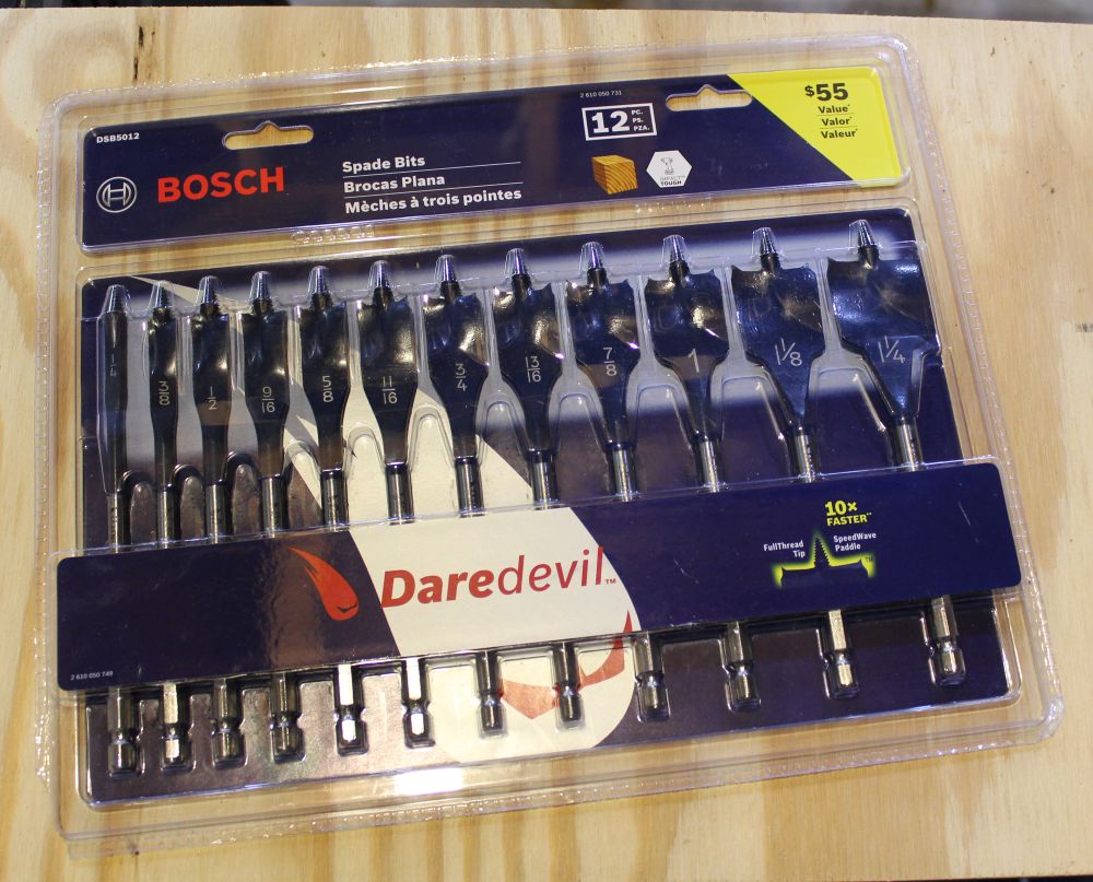 Bosch Daredevil 12 Piece Spade Bit Drill Bit Set